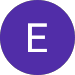 A purple circle with the letter e in it.